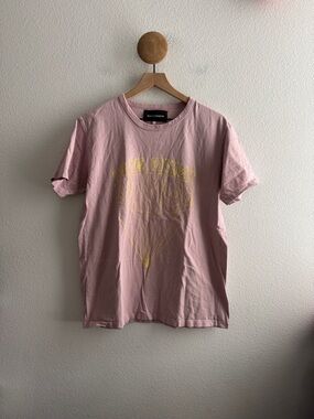 Bianca Chandon Pink The Only Dance Graphic Tshirt